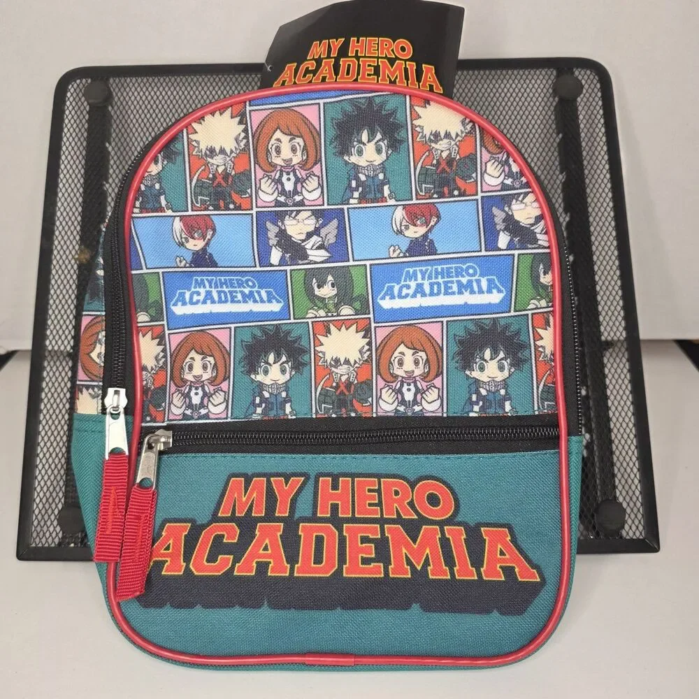 My Hero Academia Mini Canvas Backpack Bioworld Crunchyroll NEW Anime Bag